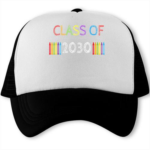 Class Of 2030 Graduation Shirt Men Women Boys Girls Cute Trucker Cap - Best Gift Smart
