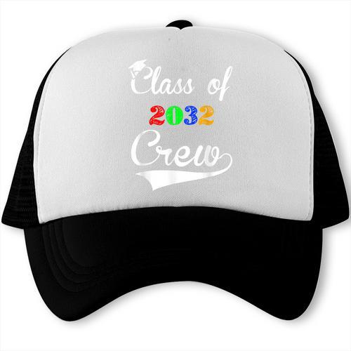 Class Of 2032 Kindergarten Back To School Graduation Trucker Cap - Best Gift Smart