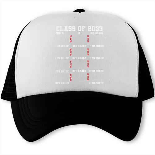 Class Of 2033 Graduation With Space For Hand Prints Trucker Cap - Best Gift Smart