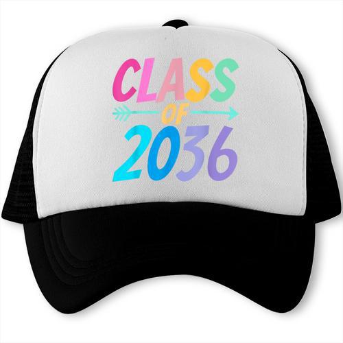 Class Of 2036 First Day Kindergarten Grow With Me Graduation Trucker Cap - Best Gift Smart
