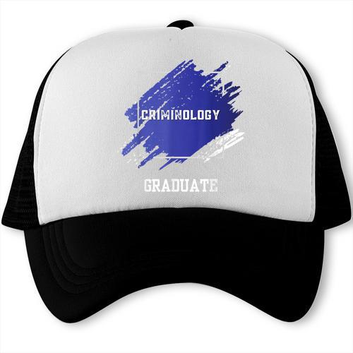 Criminology Graduation Graduated Degree University Student Trucker Cap - Best Gift Smart