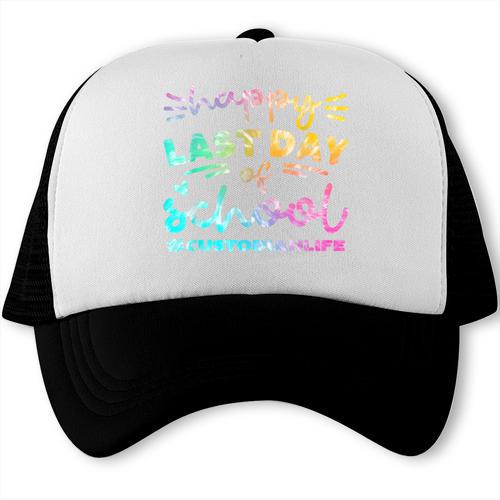 Custodian Life Graduation Day Last Day Of School Tie Dye Trucker Cap - Best Gift Smart