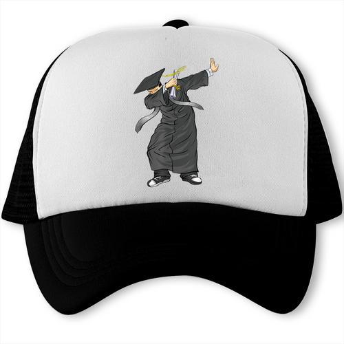 Dabbing Graduation Class Of 2024 Men Graduation Trucker Cap - Best Gift Smart