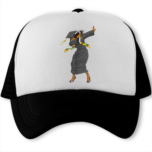 Dabbing Graduation Class Of 2025 Women History Month Trucker Cap - Best Gift Smart