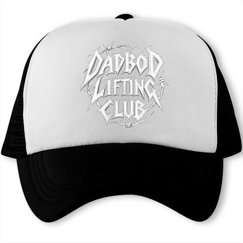 Dad Bod Lifting Club Heavy Metal Tee Tee For Dads Trucker Cap - Father's Day Fun