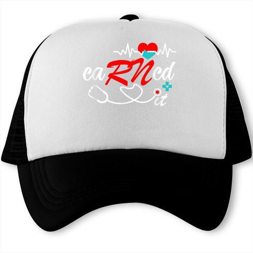 Earned It RN Nurse Graduation RN & LPN Nursing Trucker Cap - Best Gift Smart