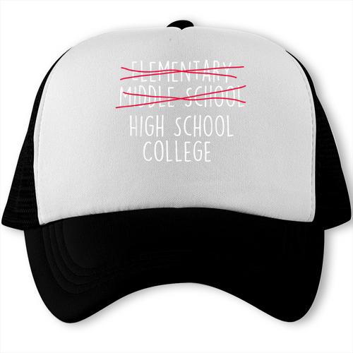 Elementary Middle School High School College Graduation Trucker Cap - Best Gift Smart