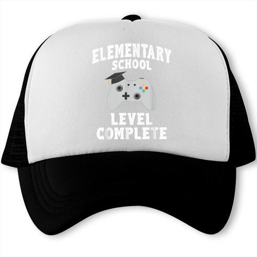 Elementary School Graduation Gamer Graduate Trucker Cap - Best Gift Smart
