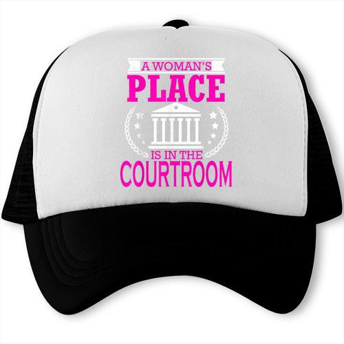 Female Lawyer Women Law Student Graduation Bar Exam Trucker Cap - Best Gift Smart