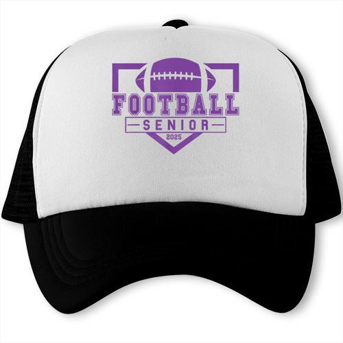Football Senior Night Football Senior 2025 Graduation 36 Trucker Cap - Best Gift Smart