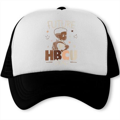 Future HBCU Grad Graduate Afro Boy College Graduation Trucker Cap - Best Gift Smart