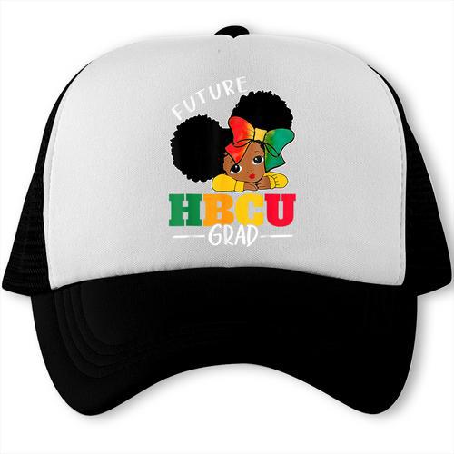 Future HBCU Grad History Girl Graduation HBCU Kids Trucker Cap - Best Gift Smart