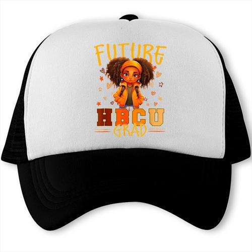 Girl Future HBCU Graduate Afro College Graduation Kids Trucker Cap - Best Gift Smart