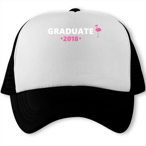 Graduate Flamingo 2018 Cute Graduation Trucker Cap - Best Gift Smart