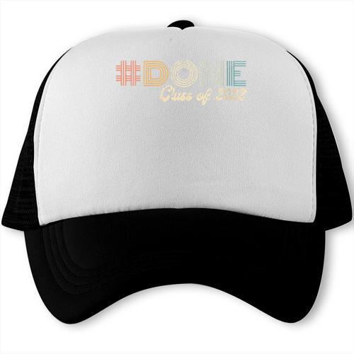 Graduation 2022 DONE With School Class Of 2022 Graduate Trucker Cap - Best Gift Smart