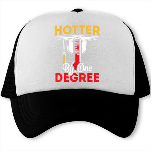 Graduation 2024 Hotter By One Degree Shirt Class Of 24 Trucker Cap - Best Gift Smart