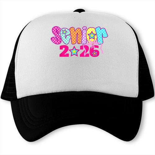 Graduation Class Of 2026 Senior Pink Coquette Bow 2026 Grade Trucker Cap - Best Gift Smart