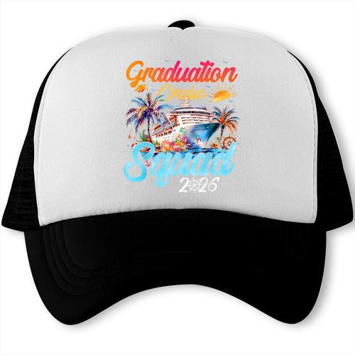 Graduation Cruise Squad 2026 Cruising Graduation Trucker Cap - Best Gift Smart