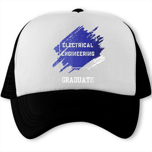 Graduation Graduated Electrical Engineering Degree Student Trucker Cap - Best Gift Smart