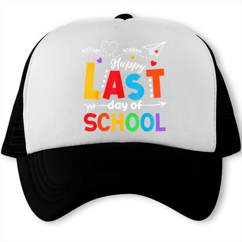 Happy Last Day Of School Teacher Women Student Graduation Trucker Cap - Best Gift Smart