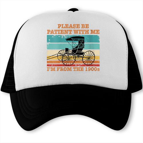 I'm From The 1900s Vintage Retirement Trucker Cap - Figerry