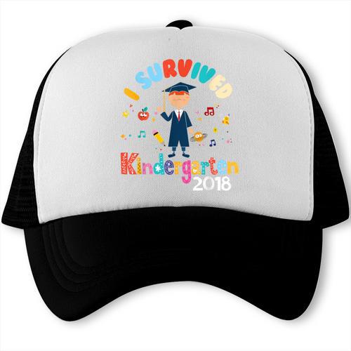 Kindergarten Graduation 2018 T Shirt Graduate Trucker Cap - Best Gift Smart