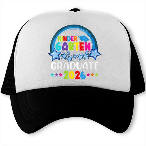 Kindergarten Graduation 2026 Pre-k Graduate Kids Boys Girls Trucker Cap - Best Gift Smart
