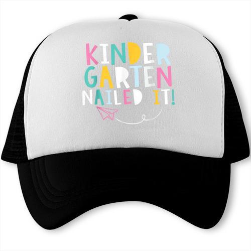 KINDERGARTEN Graduation TShirt 2018 Last Day Of School Trucker Cap - Best Gift Smart