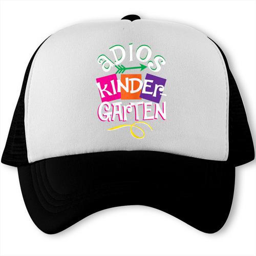 Last Day Of School Adios Kindergarten Graduation Kids Girls Trucker Cap - Best Gift Smart