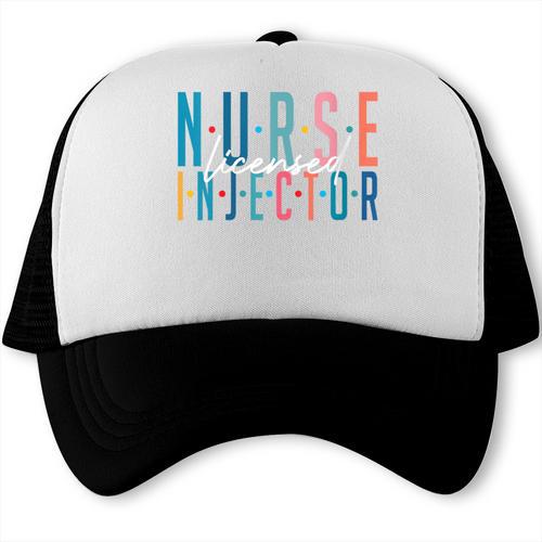 Licensed Nurse Injector Graduation Nurse Injector Trucker Cap - Best Gift Smart