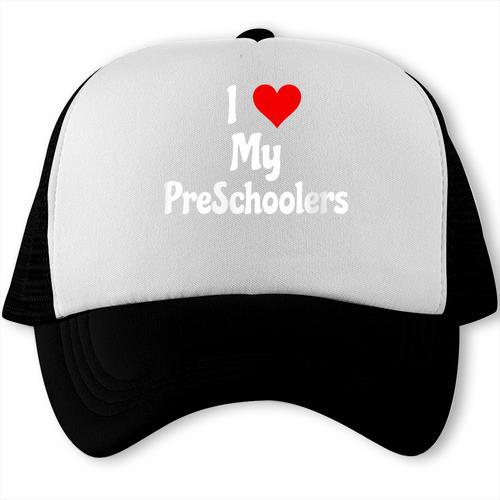 I Love My PreSchool Students Teachers Educators Graduation Trucker Cap - Best Gift Smart
