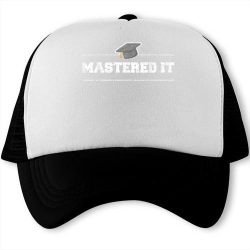 Masters Degree Shirt Graduation Grads Graduates Trucker Cap - Best Gift Smart
