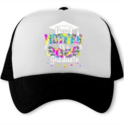 Mother Of a 2025 Graduate Tie Dye Class Senior Graduation 25 Trucker Cap - Best Gift Smart