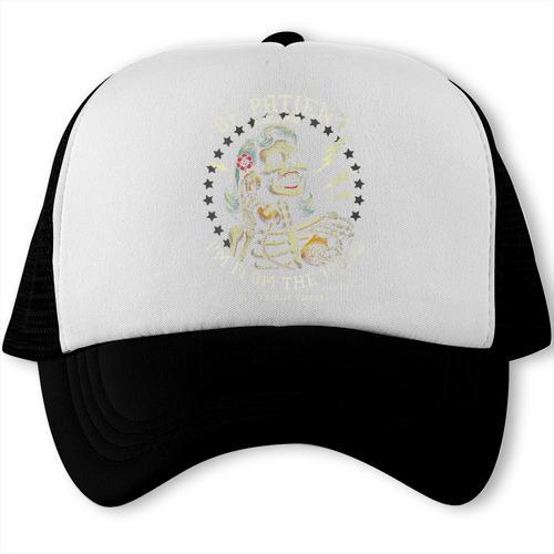Be Patient With Me I'm From The 1900s Skeleton Women Trucker Cap - Figerry