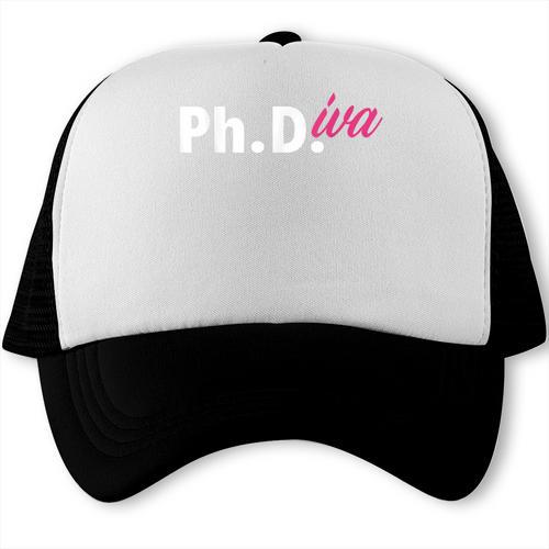 Ph Diva Women Dissertation Doctoral Degree Graduation PhD Trucker Cap - Best Gift Smart
