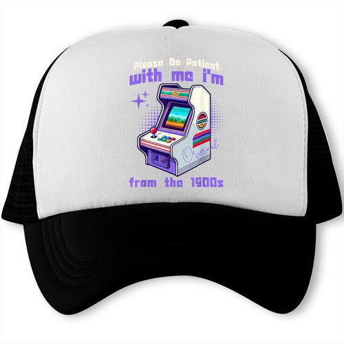 Please Be Patient With Me I'm From The 1900s Gamer Gaming Trucker Cap - Figerry