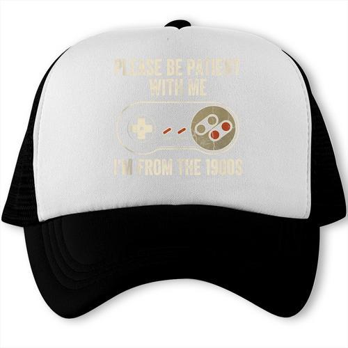 Please Be Patient With Me I'm From The 1900s Gamer Trucker Cap - Figerry