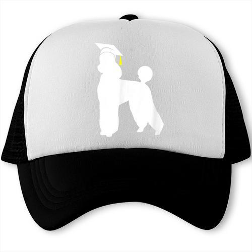 Poodle Graduation Dog Graduate Trucker Cap - Best Gift Smart