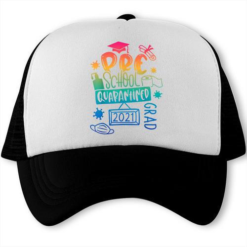 Preschool 2021 Graduate Prek Quarantine Preschool Graduation Trucker Cap - Best Gift Smart