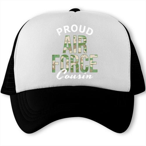 Proud Air Force Cousin Deployment Homecoming Graduation Trucker Cap - Best Gift Smart