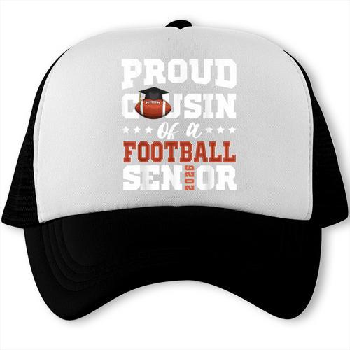 Proud Cousin Of a Football Senior 2026 Graduation Gifts Trucker Cap - Best Gift Smart