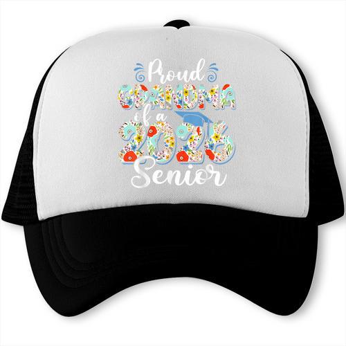 Proud Grandma Of a 2026 Graduate For Family Graduation Trucker Cap - Best Gift Smart