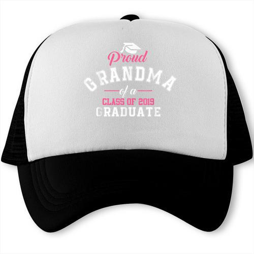 Proud Grandma Of A Class Of 2019 Graduate Graduation T Shirt Trucker Cap - Best Gift Smart