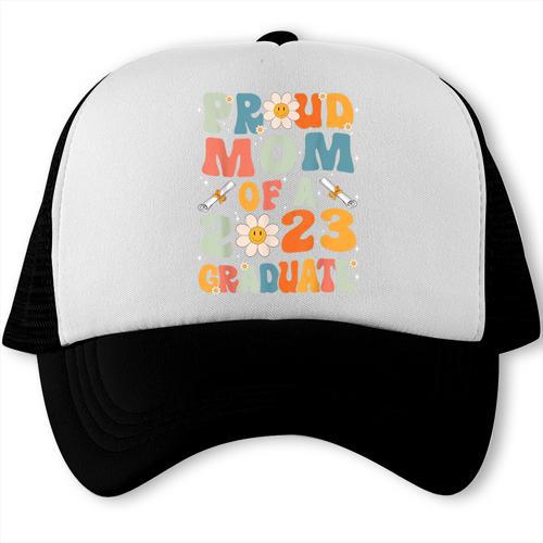 Proud Mom Of A Class Of 2023 Graduated Graduation Women Trucker Cap - Best Gift Smart