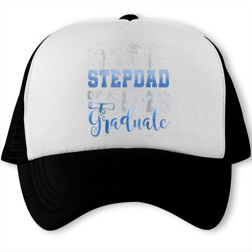 Proud Stepdad Of Senior 2026 Class Of 2026 Graduation Trucker Cap - Best Gift Smart