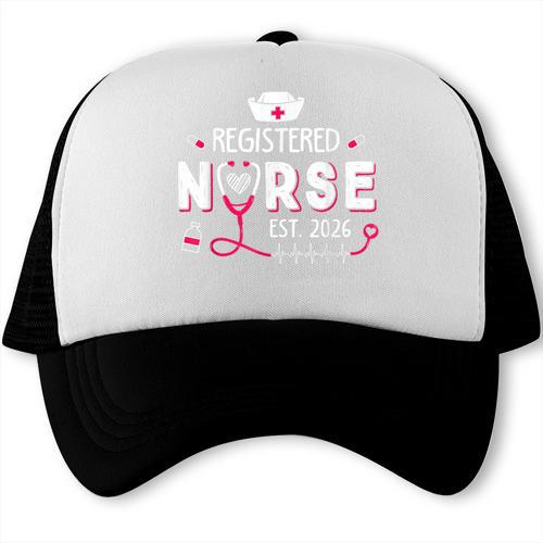 Registered Nurse Est 2026 Nursing Student RN Graduation Trucker Cap - Best Gift Smart