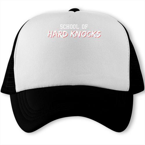 School Hard Knocks Humor Life Graduation Meme Joke Trucker Cap - Best Gift Smart