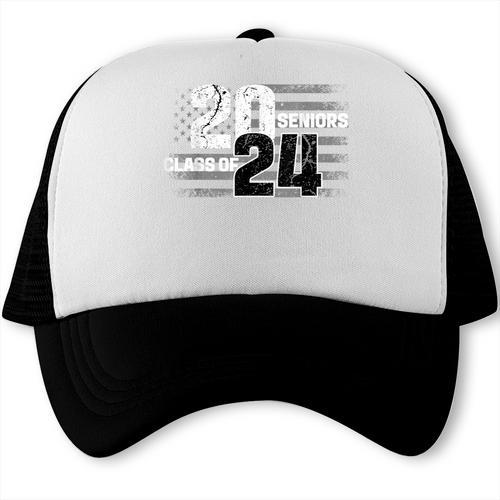Senior 2024 Graduation Class Of 2024 Senior Women Boy Girl Trucker Cap - Best Gift Smart