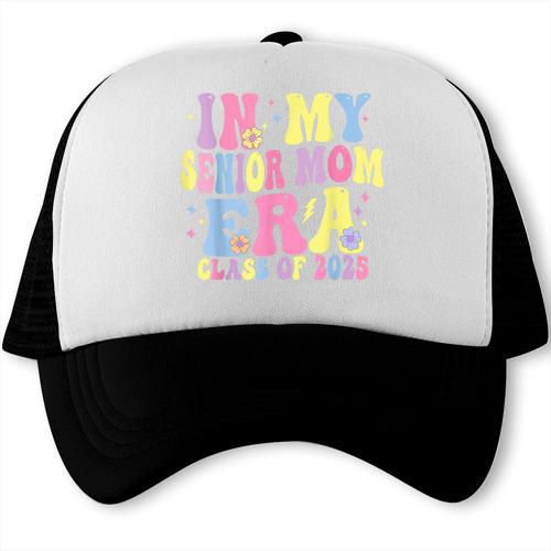 In My Senior Era Mom Class Of 2025 Senior 2025 Graduation Trucker Cap - Best Gift Smart