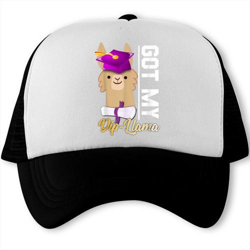 Senior Graduation TShirt 2019 Got My Diploma Llama Pun Shirt Trucker Cap - Best Gift Smart
